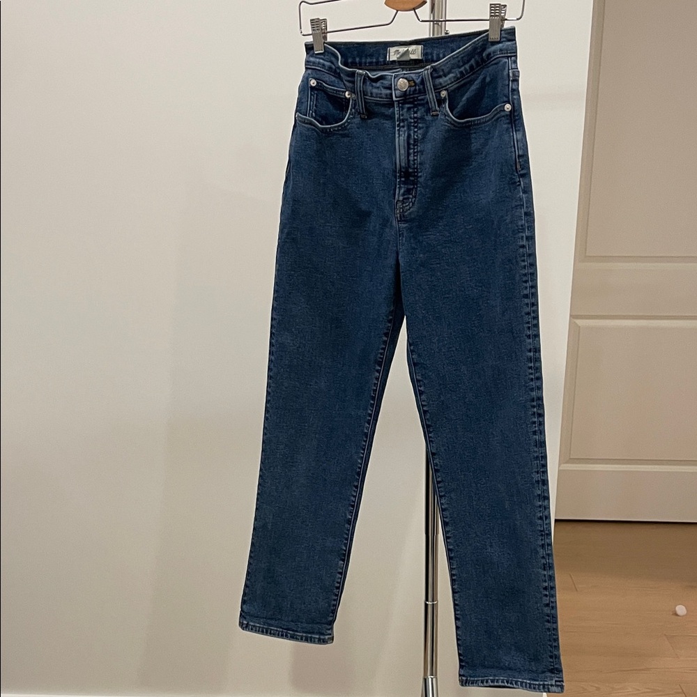 Madewell Classic Blue Straight Leg Jeans